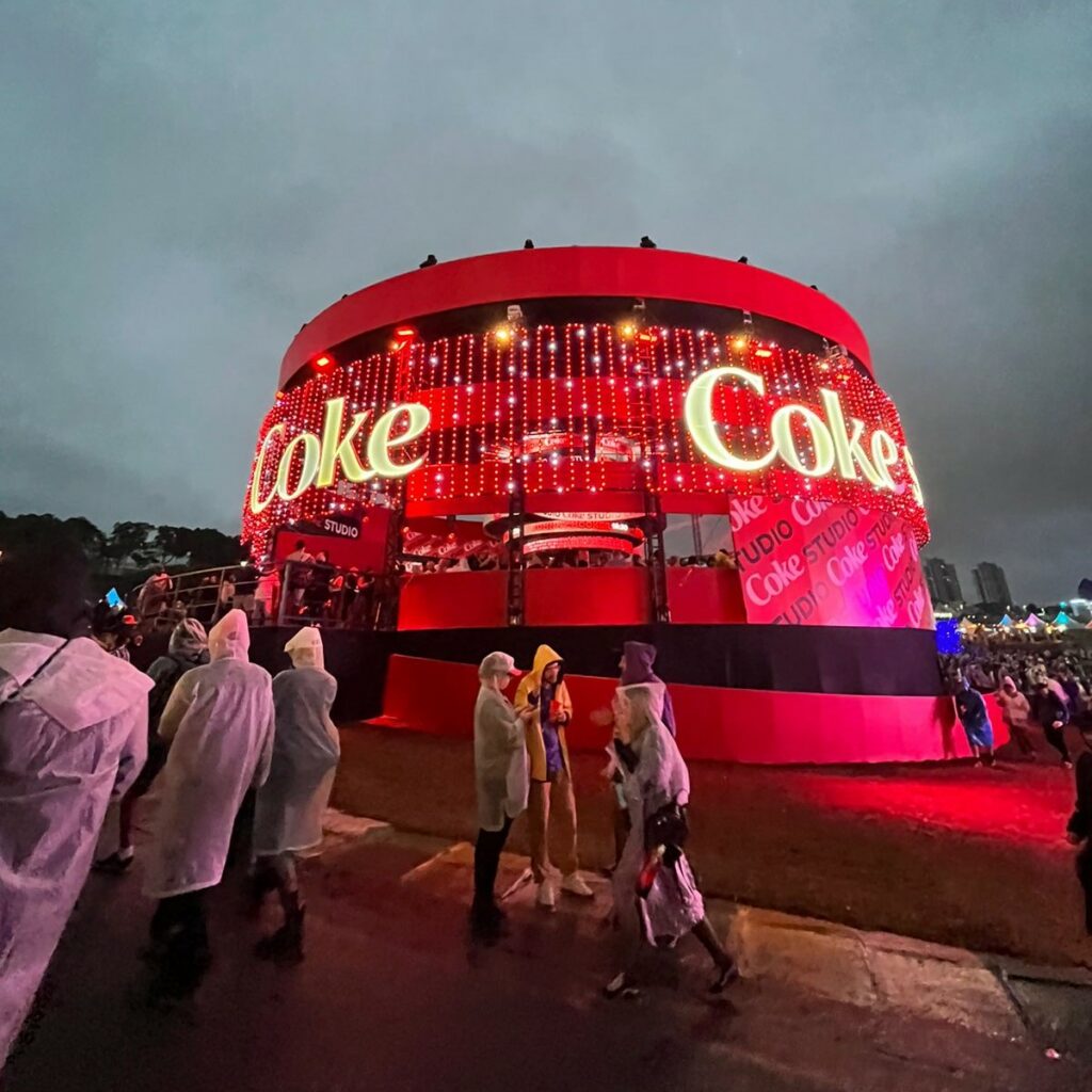 Coke Studio da Coca Cola no Lollapalooza