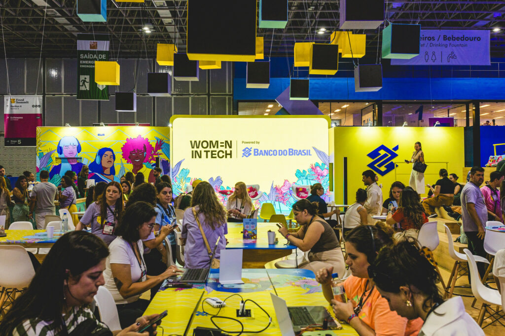 Women in Tech Lounge, patrocinado pelo Banco do Brasil, no Web Summit Rio 2024